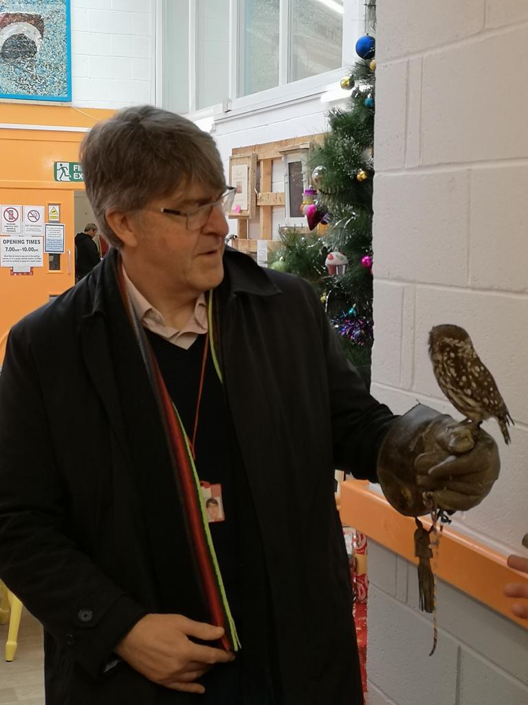 The Blyth Community Connector Christmas lunch joined by <a href="/MichaelAdamson5/">Mike Adamson</a> <a href="/HedleyLouise/">Louise Hedley</a> @jrmorrisvfr <a href="/LesleyjBRC/">Lesley jone</a> with a visit from Derek from <a href="/DLSFALCONRY/">DLS FALCONRY</a>. A great lunch thanks to Candice &amp; staff <a href="/BriardaleCentre/">Briardale Centre</a>