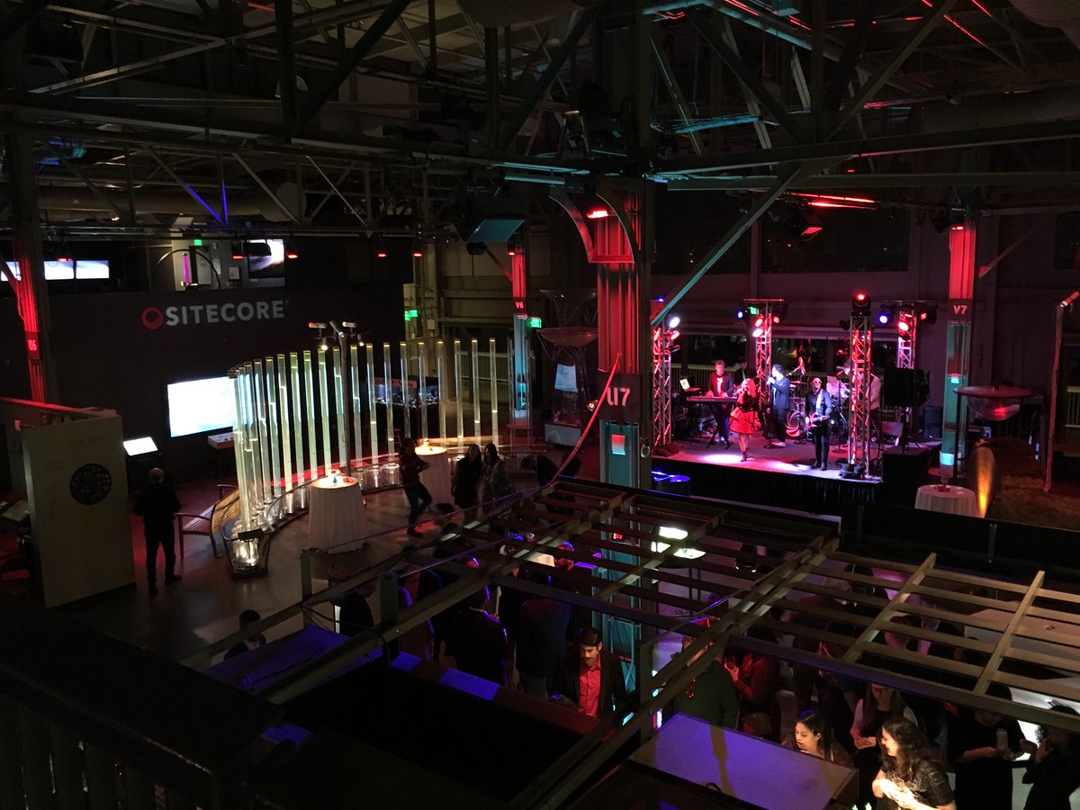Sitecore's tweet image. .@Sitecore’s San Francisco office had their annual holiday party yesterday at The @Exploratorium learning laboratory. We were also pleased to have Tainted Love at the event, which played the greatest hits of the 80s.
