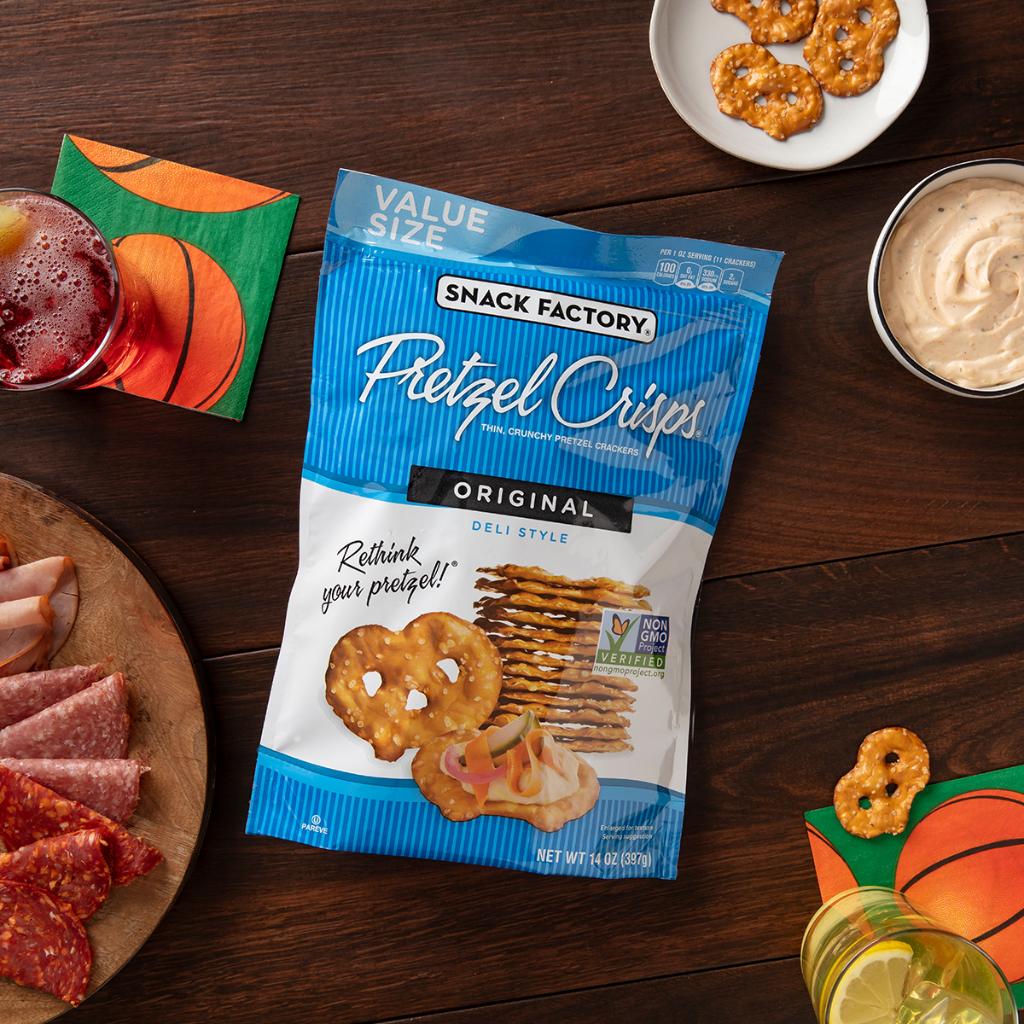 Whether it's game time or snack time, Pretzel Crisps for the win every time 👌