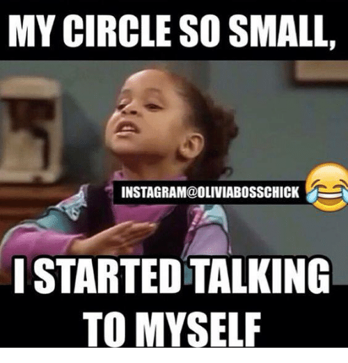 #ScorpiosBeLike:  My circle so small, I started talking to myself

#ScorpioFacts #TeamScorpio ♏🦂