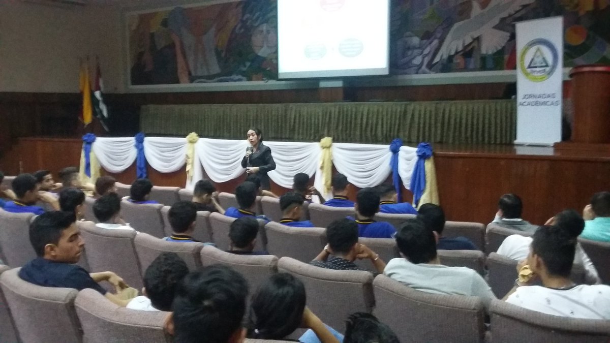 ISTPEM1's tweet photo. La docente del #ITSPEM @MACIASTELLY aborda " La ingeniería industrial en los procesos de educación superior zona 4 " como tema de su ponencia en las V Jornadas Académicas. https://t.co/YrMKwXqU7G