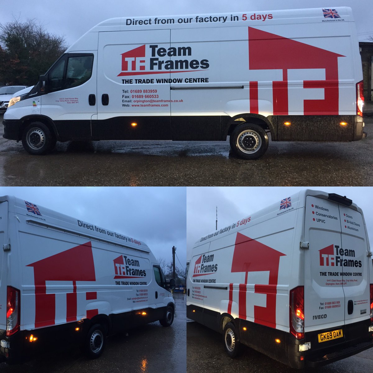 PaulatSignal's tweet photo. Not a small van by any means but a job well done by the team at Signal UK #tunbridgewells #vehiclewraps #signaluk #vinylgraphics #graphics #signaturewrapz #royaltunbridgewells #kent #design #graphics
#windowgraphics
#grafityp.co.uk #teamframes https://t.co/UnbaCLno2F