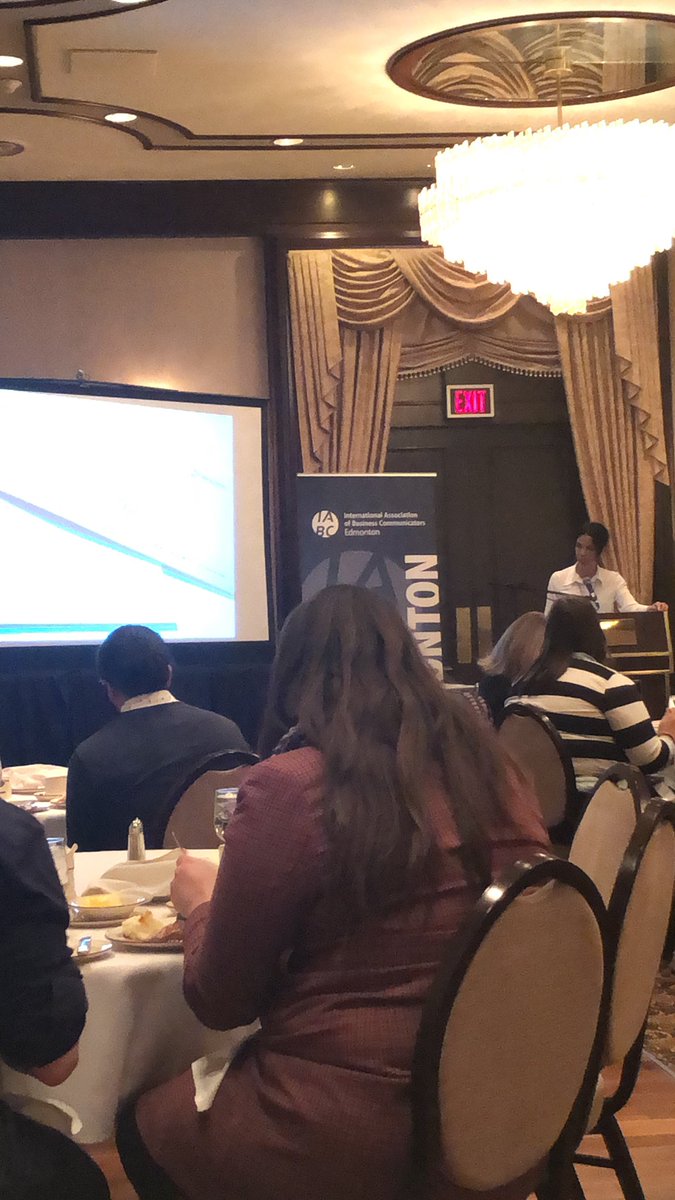 Learning from expert Phoebe Dey, VP of Comms and Marketing for <a href="/albertacancer/">albertacancer</a> today! Thanks <a href="/IABCyeg/">IABC Edmonton</a> for hosting 👏🏼 #yeg #yegcommunicators #yegevents