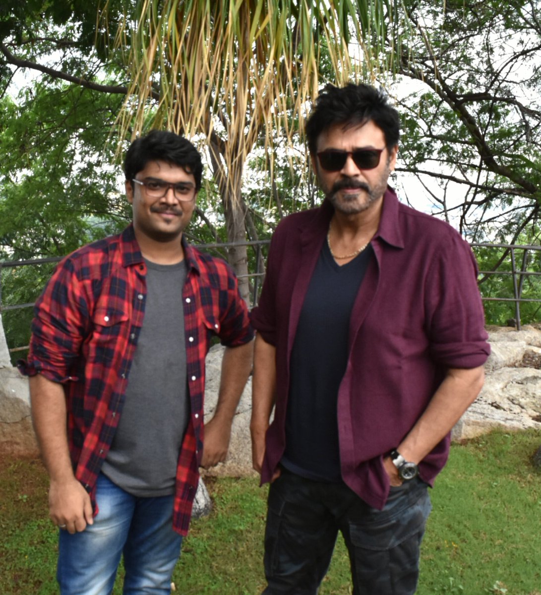 Happy BIRTHDAY 
            + 
  Happy Anniversary 

 My Dear Inspirational #VictoryVenkatesh Sir . 

Man with Godly Qualities Blessed to have u in my Life  Love u Forever #Venkatesh Babu 

#VenkyMama Wordwide GrandRelease Today #Venky @SureshProdns #VenkateshDaggubati