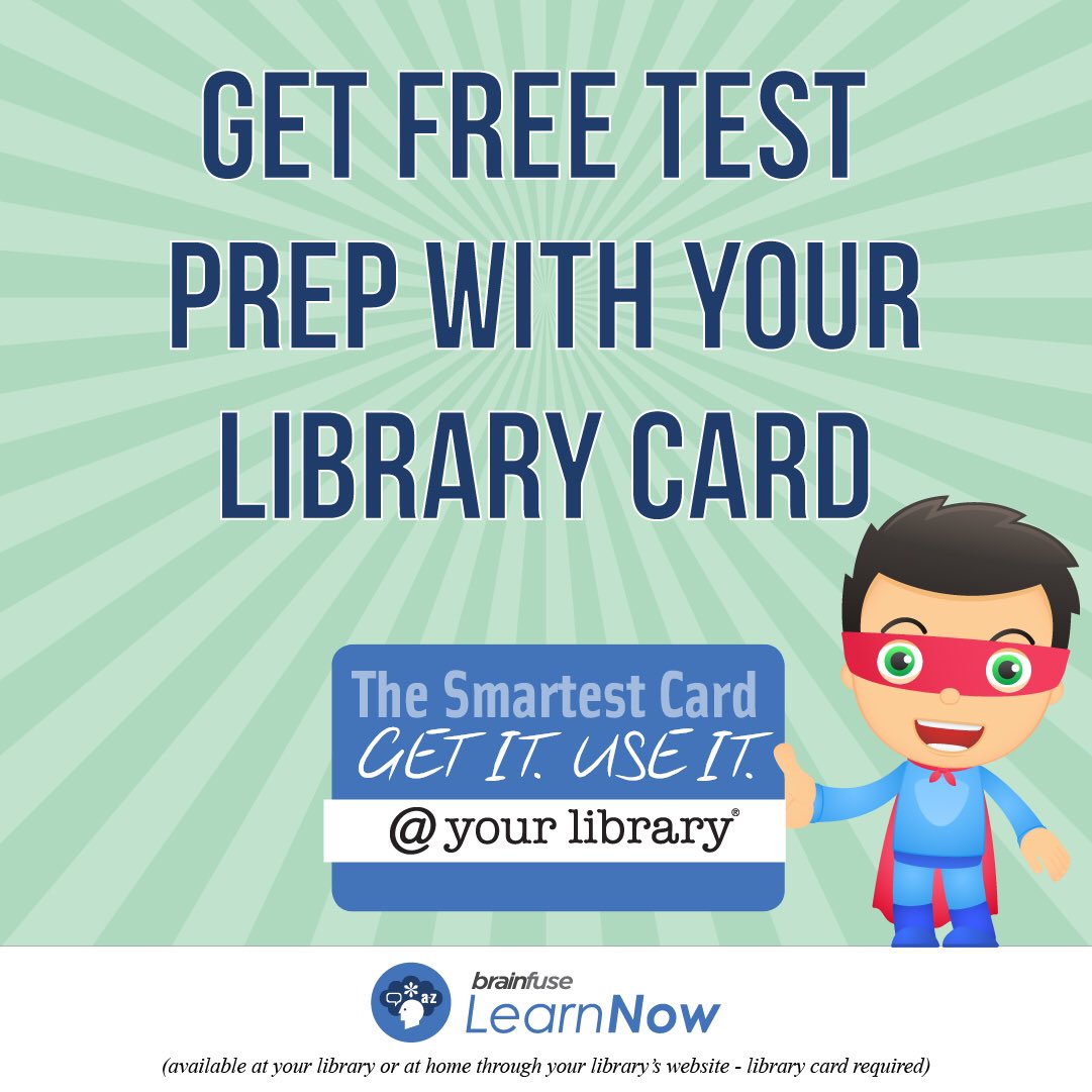 brainfuse's tweet photo. Finals are coming! Finals are coming!  Let Brainfuse help! #practicetests #testprep #actprep #sathelp #onlinetutoring #brainfuse #whatlibrariesdo. https://t.co/4UePkvoVpZ