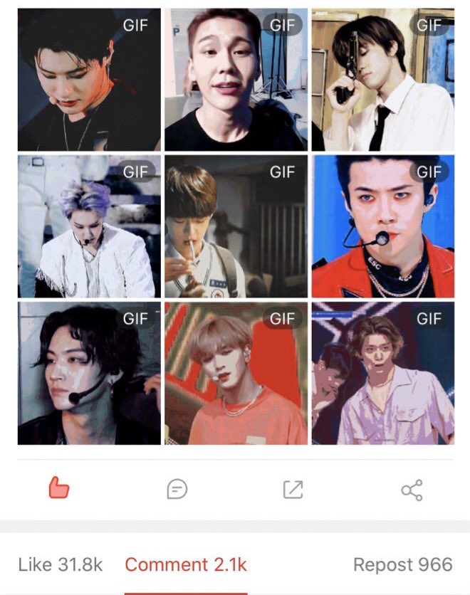 Top 9 handsome idols with bad guy vibe

1. X1 Cho seungyoun
2. BtoB Jung ilhoon
3. NCT Na Jaemin
4. SVT Hoshi
5. VICTON Jung Subin
6. EXO Oh Sehun
7.  GOT7 Jaebeom
8. NCT Donghyuck
9. SF9 Hwiyoung

weibointl.api.weibo.cn/share/10769898…