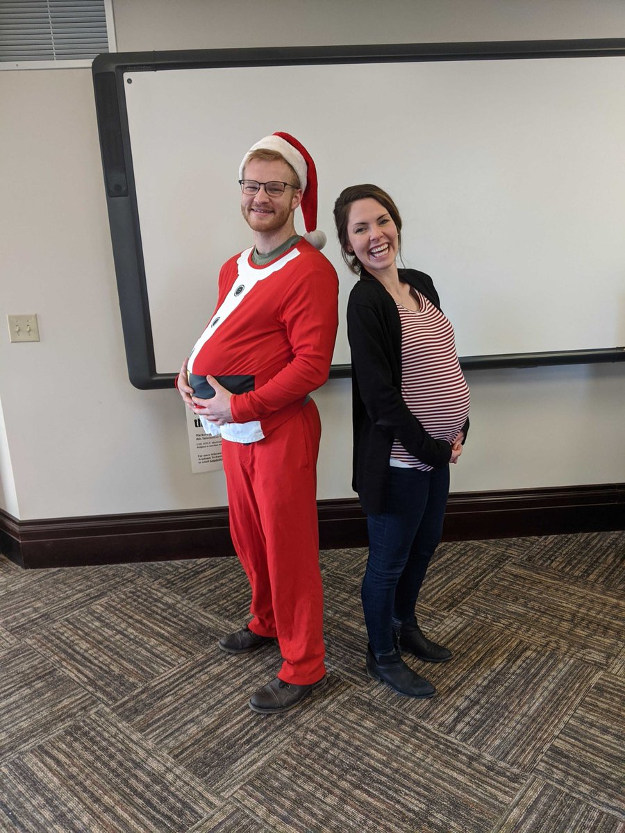 The Class of 2021 enjoyed taking a break from studying to have some holiday fun! #holidaysweaters #PAschool