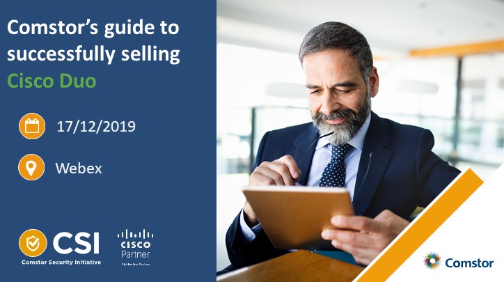 AssessMy's tweet photo. Cisco Duo is available from Comstor. Our upcoming webinar is your starting guide to quoting, ordering and selling #Cisco Duo! Register here https://t.co/WjrZCCresK #ComstorUK #ComstorCSI https://t.co/LpkBXOS0b4 https://t.co/6tmuyx4xZa