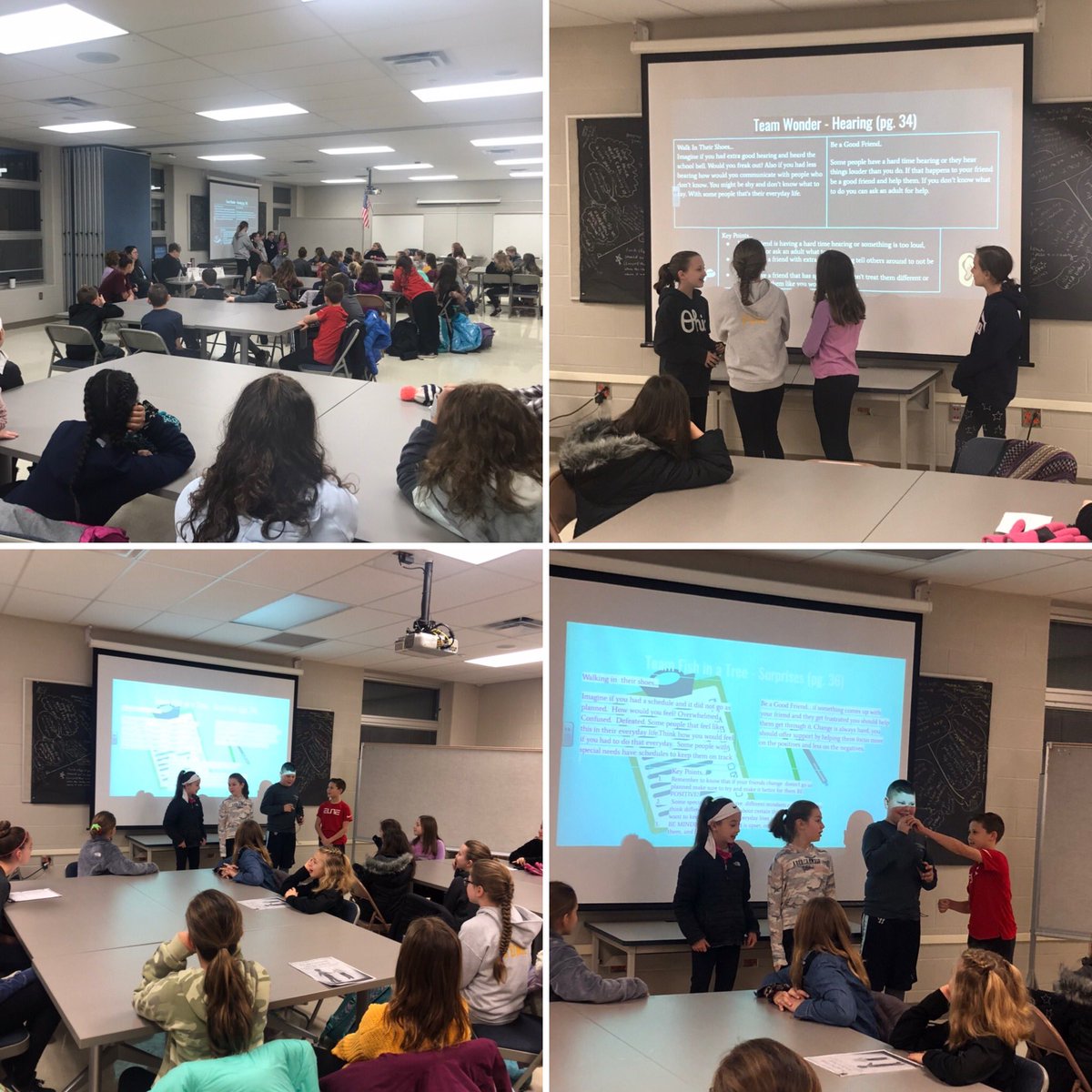 OFIShhfriends's tweet photo. OFIS Helping Hands has their large group meeting yesterday for 4th and 5th grade. The 5th grade advisers did AMAZING presentations to the group about their friends with special needs! @OFHelpingHands @ofisbulldogs @z_monarch https://t.co/2nTOpRfNx8