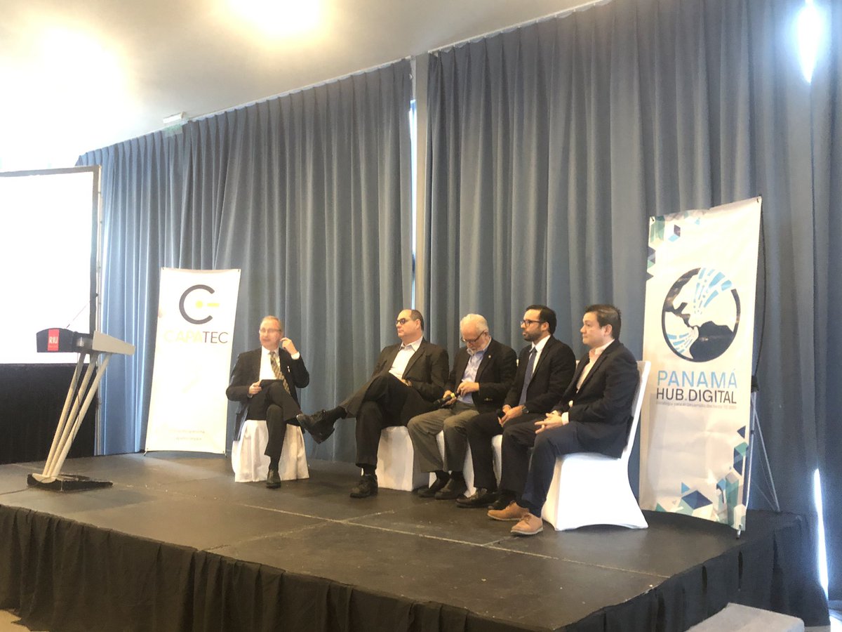 Foro Panamá como Hub Digital, en el marco del desayuno mensual de <a href="/capatec/">CAPATEC PANAMA</a> con la presencia de <a href="/DiegoEleta/">Diego Eleta</a> @InnovacionPma <a href="/CiudaddelSaber/">Ciudad del Saber</a> <a href="/senacyt/">Senacyt Panamá</a> el objetivo es fomentar el desarrollo de software en Panamá con oferta exportable logrando sinergía entre gobierno y empresa privada.