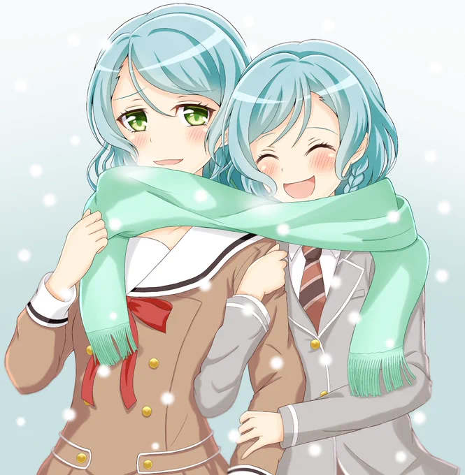 冬のさよひな

 #双子の日 