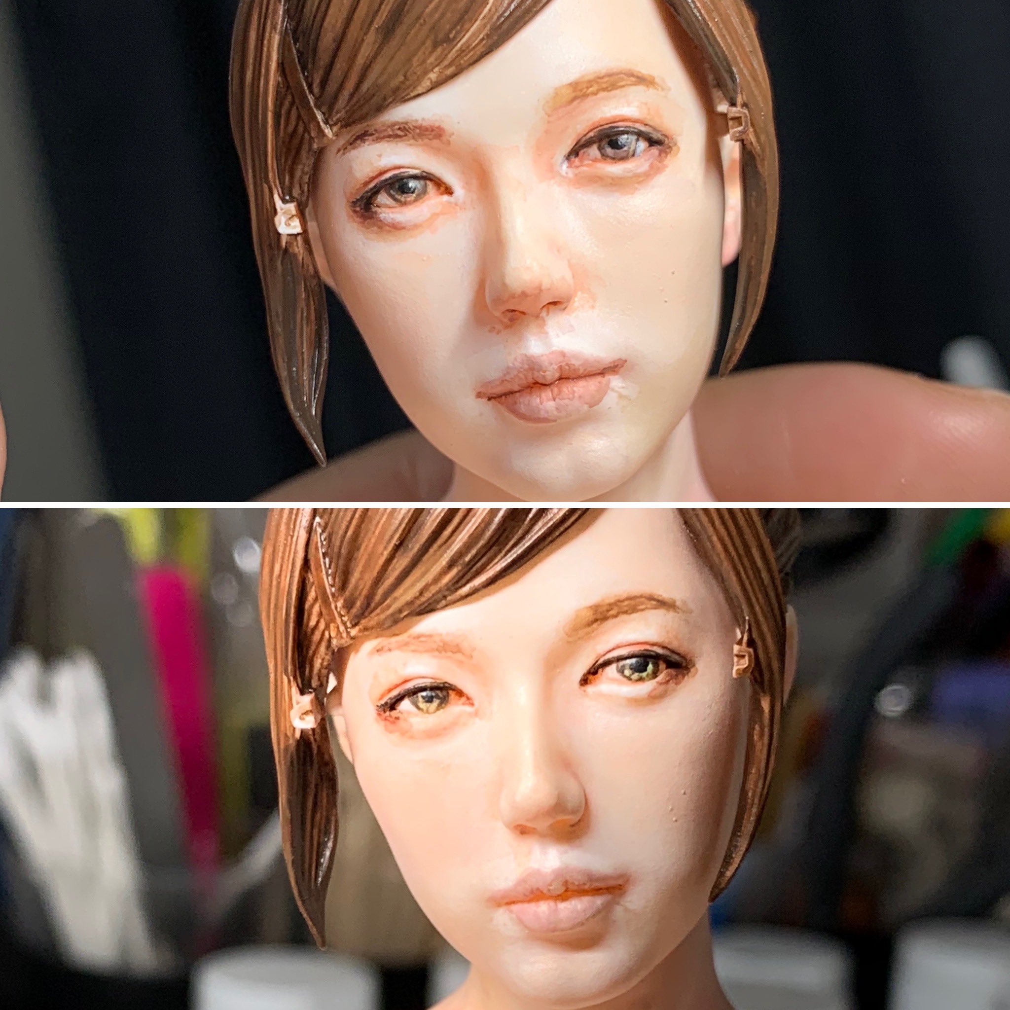 Pygmalion がんばる Macha 033 数年前に気づいたんだけど 外に離れている 黒目はちょっと だけど 多少のより目は可愛いんだよね きっちり目線が合ってるよりは Twitter