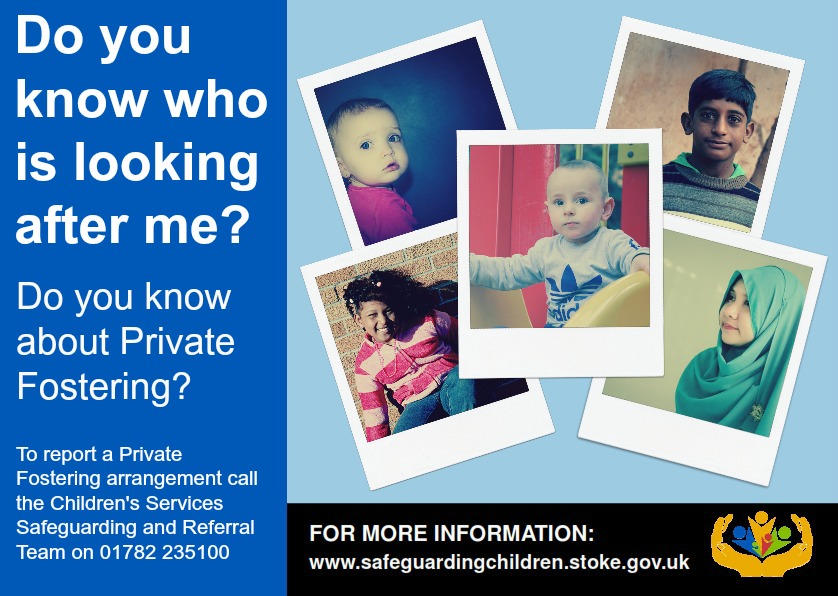 SoTSafeguarding's tweet photo. If you're looking after someone else’s child for more than 28 days &amp; they're under 16 (under 18 if they have a disability) you could be entitled to benefits to help you to provide any special needs the child has. Contact us: 01782 232200 #PrivateFostering #SoTSafeguarding https://t.co/ut6nJoH6xR