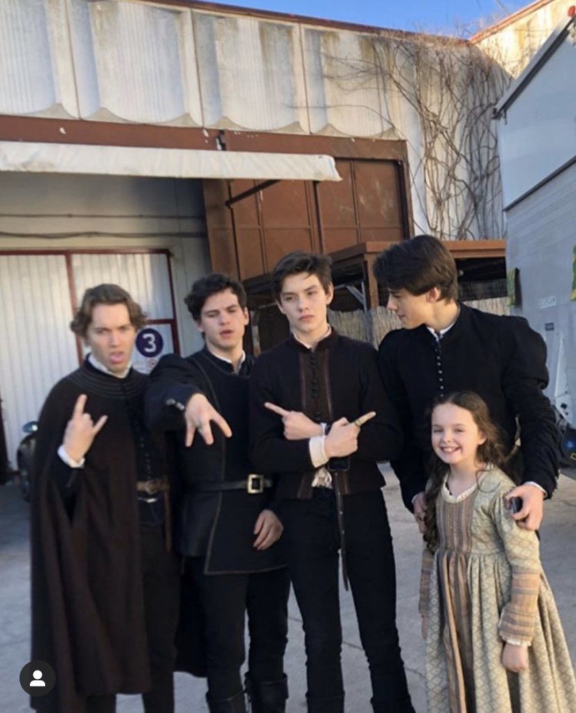 Renaissance badasses...and cute little girl. 😀