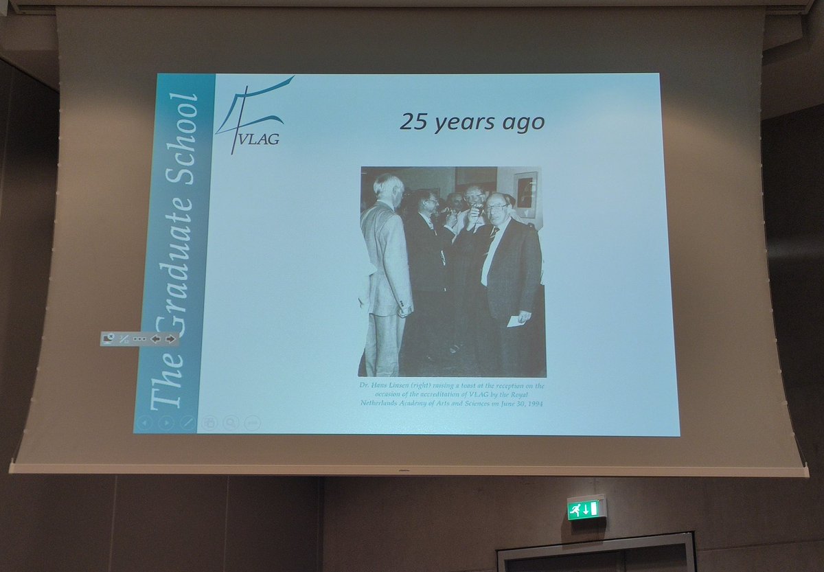 EvaKetel's tweet photo. Celebrating 25 years of VLAG graduate school #vlag #wur #symposium 

Inspiring and honost talks by Joris Sprakel en Martine Alles! 

"Self doubt is part of a scientist" https://t.co/4z1a7cwbbq