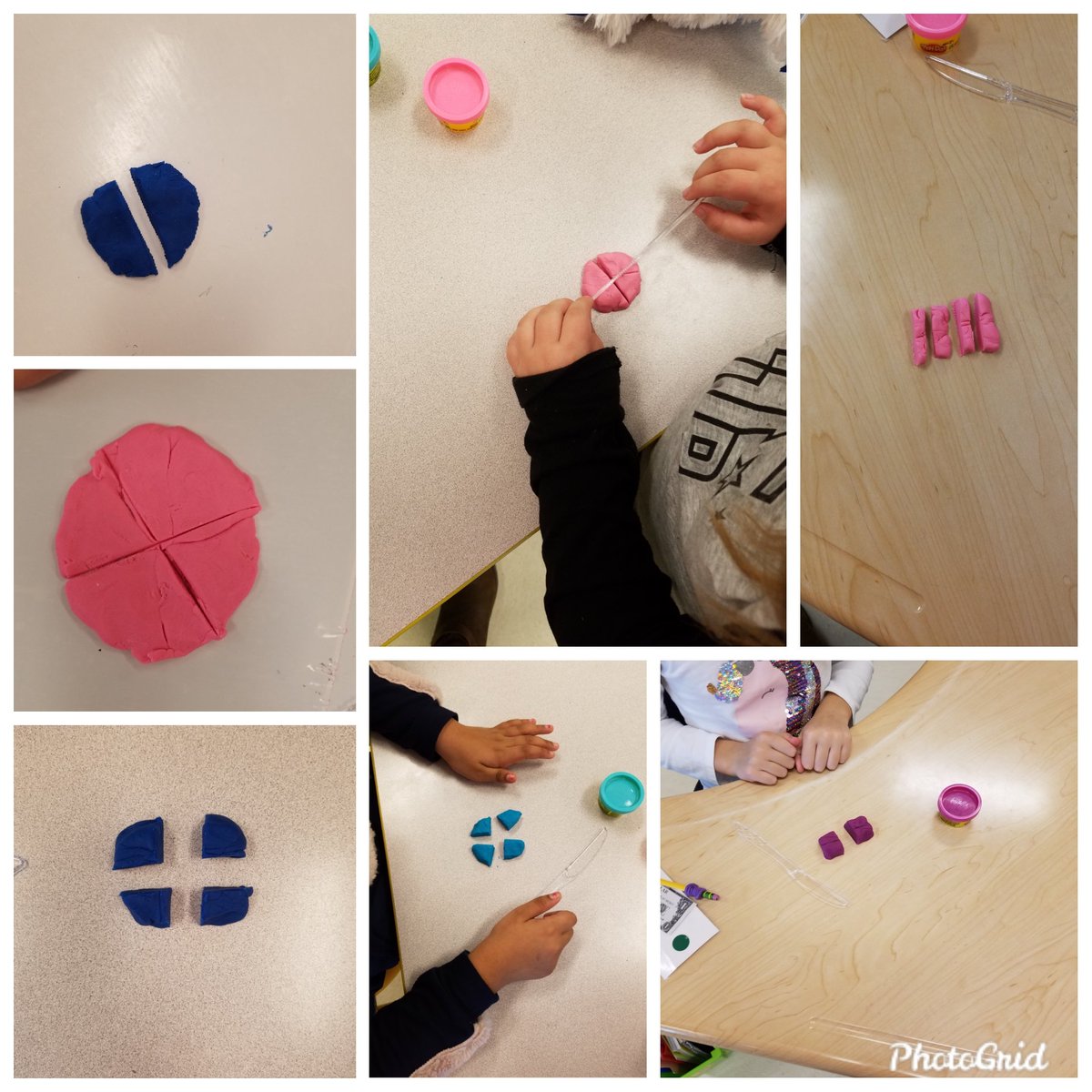 Having fun exploring fair shares with Play-Doh! <a href="/MrsStanfordRES/">Juli Stanford</a> ,#WONDERfulRES