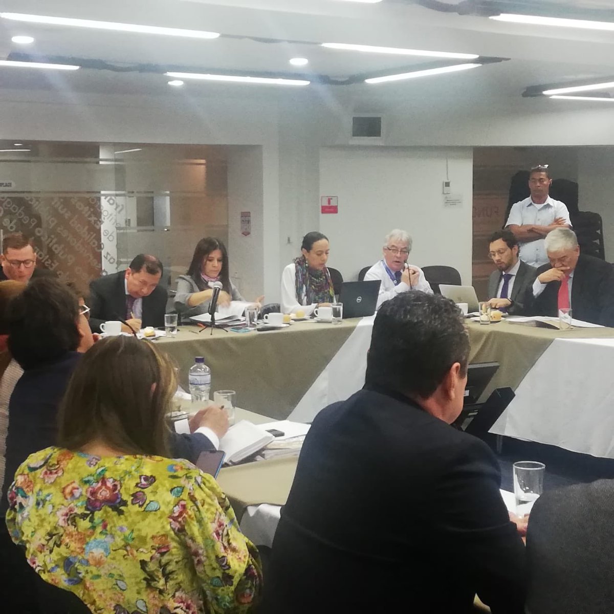 MintrabajoCol's tweet photo. El @MintrabajoCol y @DAFP_COLOMBIA con participación de @CancilleriaCol, @MinTransporteCo, @MinInterior, @Mineducacion, @MinSaludCol, y @MinjusticiaCo presentan balance de mesas sectoriales en cumplimiento del #ANE2019 https://t.co/nXYNIjphlc