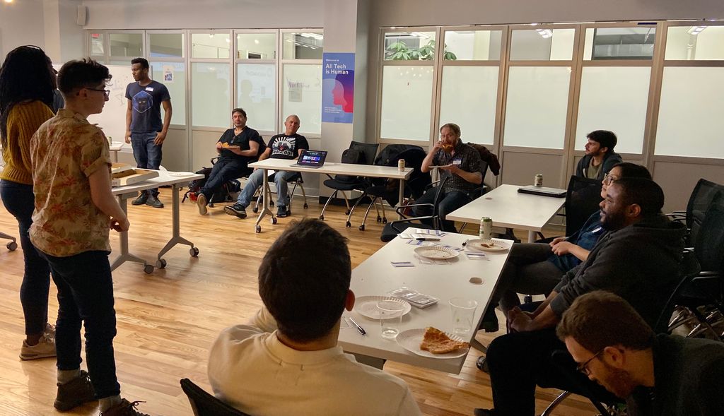 We had such a lovely time celebrating in community yesterday at our end of the year party! Thanks for joining us, and see you all next year for an exciting lineup of HackNights ✊🏽 #progressivehacknight #endofyear #celebrate #pumpedfor2020