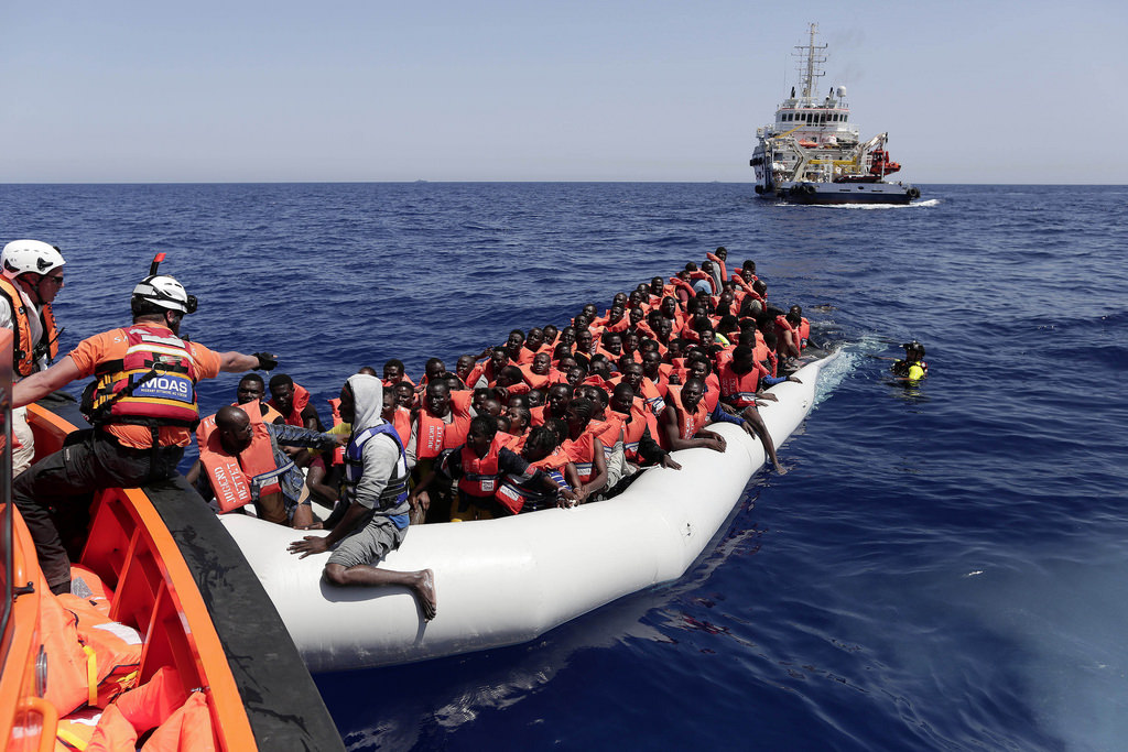 6) It's beyond unlikely for that many people to all be paying smugglers to ferry them across the Mediterranean. We can clearly see that there's more going on. Let's take a look at some names and organizations.