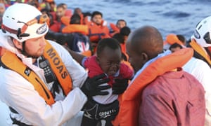 6) It's beyond unlikely for that many people to all be paying smugglers to ferry them across the Mediterranean. We can clearly see that there's more going on. Let's take a look at some names and organizations.