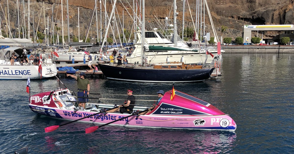 Status Row (@statusrow) on Twitter photo Excited to watch <a href="/margot_team/">Team Margot Atlantic Rowers</a> set off on this year’s Talisker Whisky Atlantic Challenge. They’re not raising money but are asking people to register as stem cell donors. It’s so easy - we did it and you can too. Go to teammargotatlanticrowers.com and you might save a life! Excited to watch <a href="/margot_team/">Team Margot Atlantic Rowers</a> set off on this year’s Talisker Whisky Atlantic Challenge. They’re not raising money but are asking people to register as stem cell donors. It’s so easy - we did it and you can too. Go to teammargotatlanticrowers.com and you might save a life!
