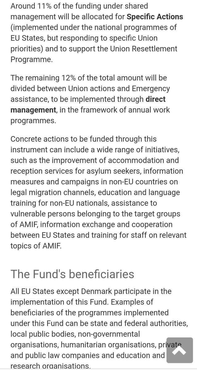 9) The EU created a €3.137B fund (AMIF) for a 7 year period to efficiently manage this migration. The information on this page is very revealing.