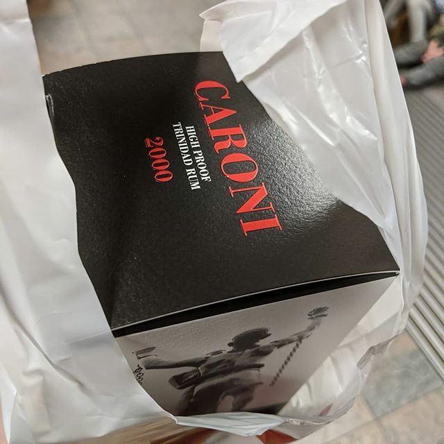 Souvenir from New York.  Velier Caroni 2000 - 17 year @ 55%. Merry Christmas to me! :)