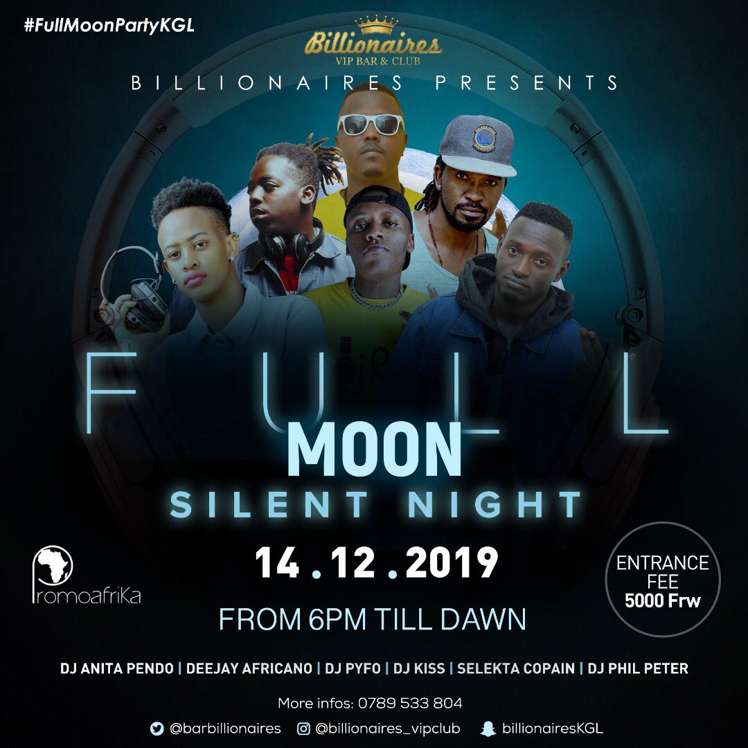 <a href="/haragijean/">Haradgi</a> <a href="/EdwinMusoni/">Edwin Musoni</a> Come through on Saturday man...

Will have looots of golden old skul on my channel...

Party starts at 6pm!

#FullMoonPartyKGL