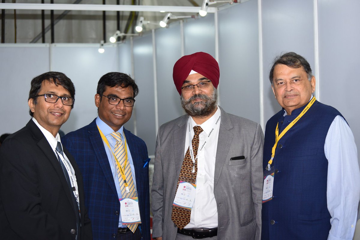 Pranav Pandya(Hon. Sec. & Dir.,@GESIAORG and Co-Founder & Chairman,@Devitpl), Jaimin Shah(Co-Founder & MD,@Devitpl), TPS Oberoi(VC & Dir,@GESIAORG and Exec Dir.,@cygnetinfotech) along with Harish Mehta(Co-Founder @nasscom Founder and Exec Chairman,@OnwardTech) at #VSTSGujarat.