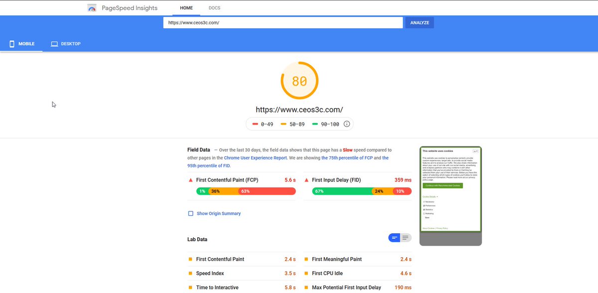StefanRows's tweet image. I didn&apos;t really believe that Ezoic&apos;s Site Speed Accelerator works, but it does. Countless wasted hours on Wordpress Site Speed Optimization...

It&apos;s still free, you can try it after signing up with them -&amp;gt; ezoic.com/?tap_a=6182-57…

#SiteSpeedAccelerator
