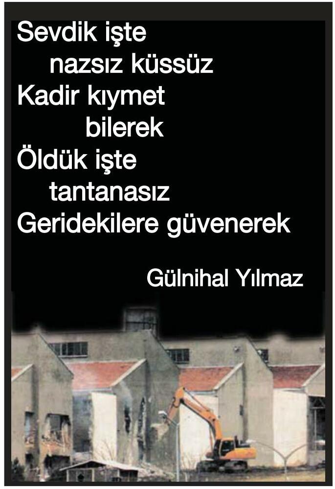 ArsivC's tweet photo. Sevdik işte
nazsız küssüz
Kadir kıymet
bilerek
Öldük işte
tantanasız
Geridekilere güvenerek

Gülnihal Yılmaz https://t.co/KOLblkFIEw