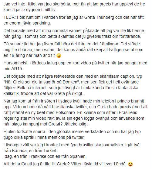Har haft migrän i två dagar men här är en kort sammanfattning av kaoset som drabbat mig :D