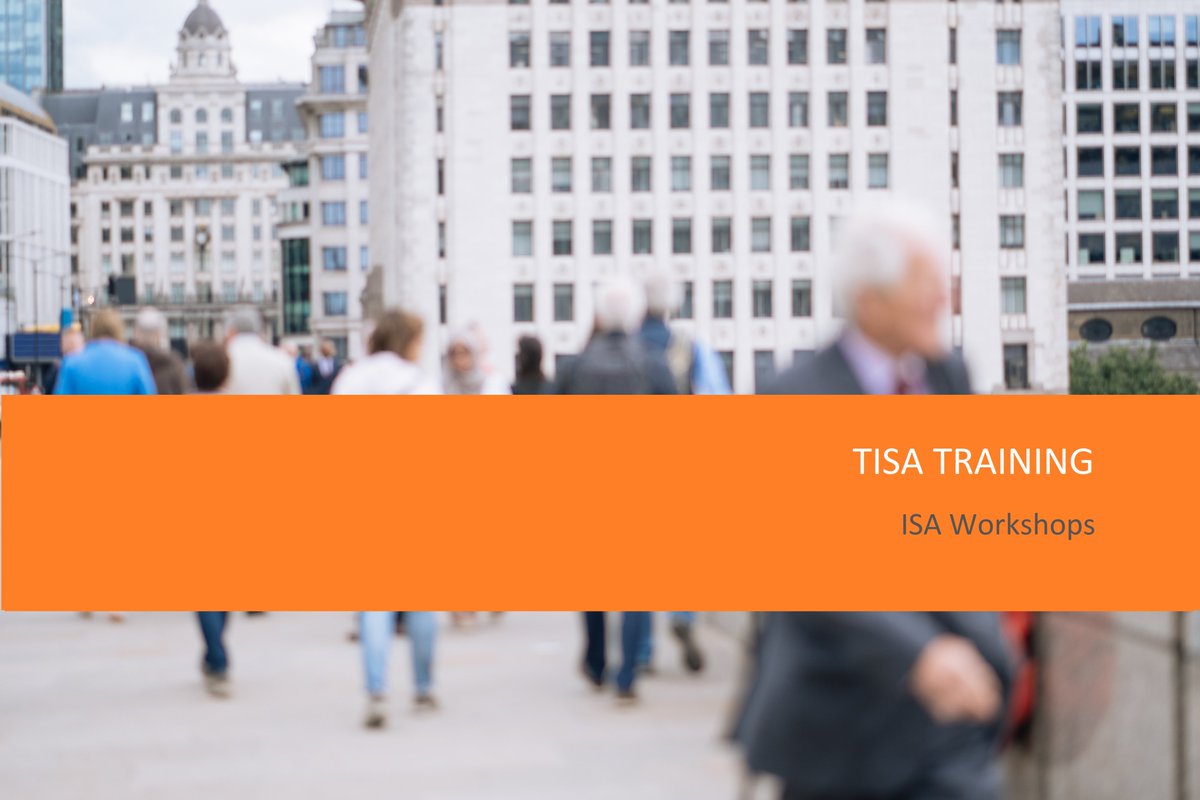 uktisa's tweet photo. TISA runs various ISA workshops, from introductory and key #regulatory knowledge sessions for those new to the product to processes for ISA repairs &amp; voids and qualifying investments.  Find out more at 
https://t.co/8g4vboQPdc
#TISAtraining #TISAworkshops #ISAs https://t.co/f1mm9KfQ12