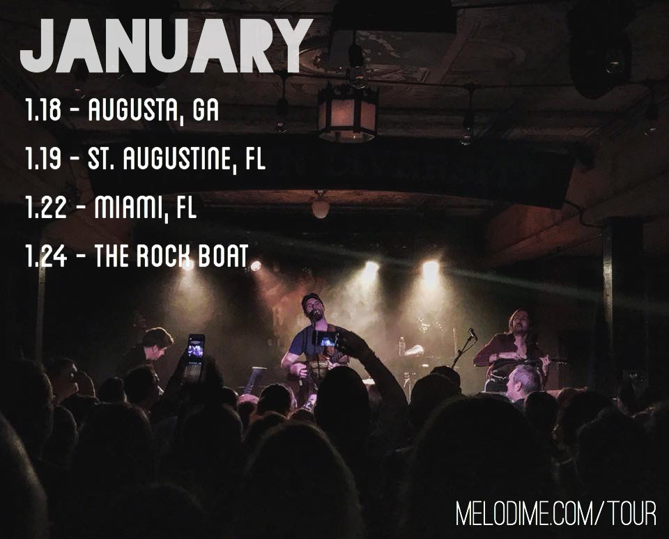 Can't wait for these. See ya down south in January!

Augusta, GA - <a href="/TheRefineryAug/">The Refinery After Hours</a>  - bit.ly/MELOaugusta 
St. Augustine, FL - <a href="/OriginalCafe11/">CafeEleven</a>  - bit.ly/MELOstaugustine 
Miami, FL - <a href="/TheGroundMiami/">The Ground Miami</a>  - bit.ly/MELOmiami