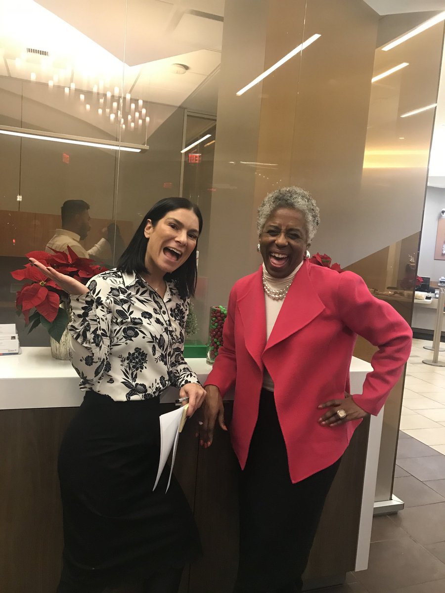 mya20005's tweet photo. Sophia Louis, SVP Market Leader and Big Sister ⁦@BankofAmerica⁩ with Mia Roberts, VP@BigSisterBoston celebrating great business and community impact ⁦@BofA Holiday Extravaganza! https://t.co/Wkf0RZvcGY