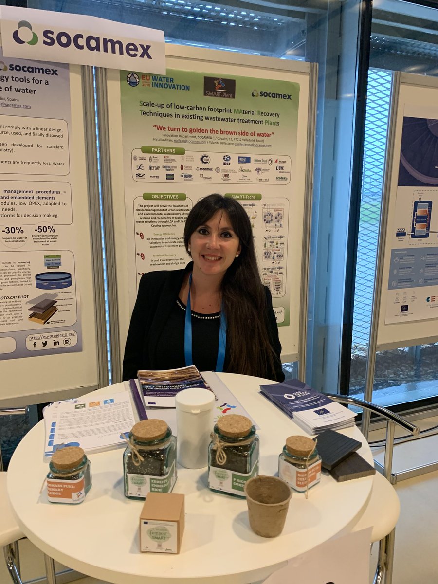 smart_plant_eu's tweet photo. SMART-Plant exhibiting safe recovered products in #EUWIC2019 @EU_ecoinno @eip_water https://t.co/ApLPFddFFG