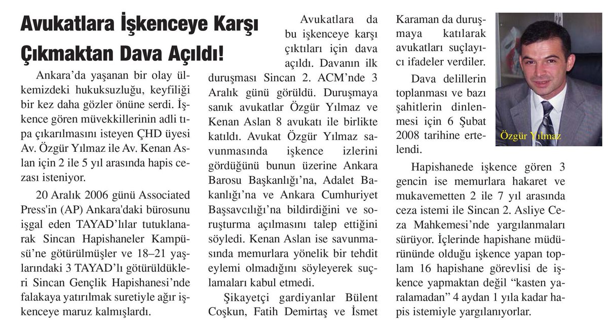ArsivC's tweet photo. Avukatlara İşkenceye Karşı Çıkmaktan Dava Açıldı!

Aralık 2007 - Yürüyüş https://t.co/YNQV2o6bDq