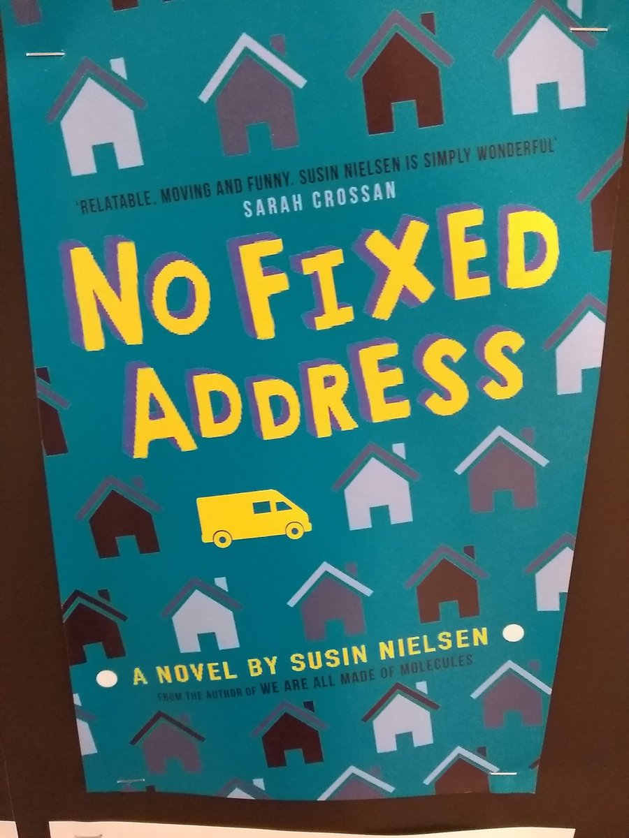 StColumbasLib's tweet photo. Amazing day at the St Albans Schools Book Awards. Congratulations to @susinnielsen who has won the 2019 award for No Fixed Address 🏆 https://t.co/aHyV6U3s4v
