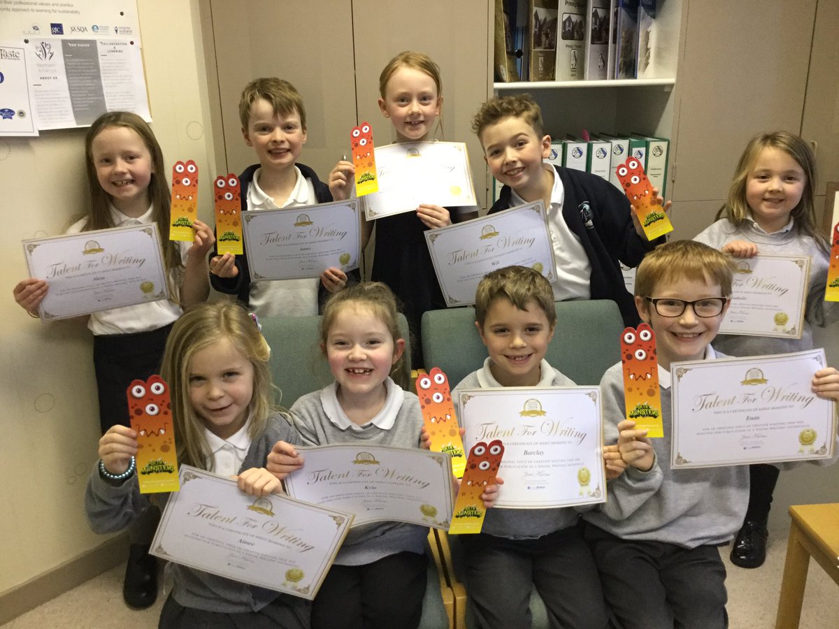 FoveranSchES's tweet photo. We were absolutely delighted today with the news that 9 poems from P2/3 have been selected for publication as part of the Young Writer’s Poetry Monsters competition. I am so proud of my budding writers! A huge well done! @FoveranSch @YoungWritersCW https://t.co/OAYXaG3jZD