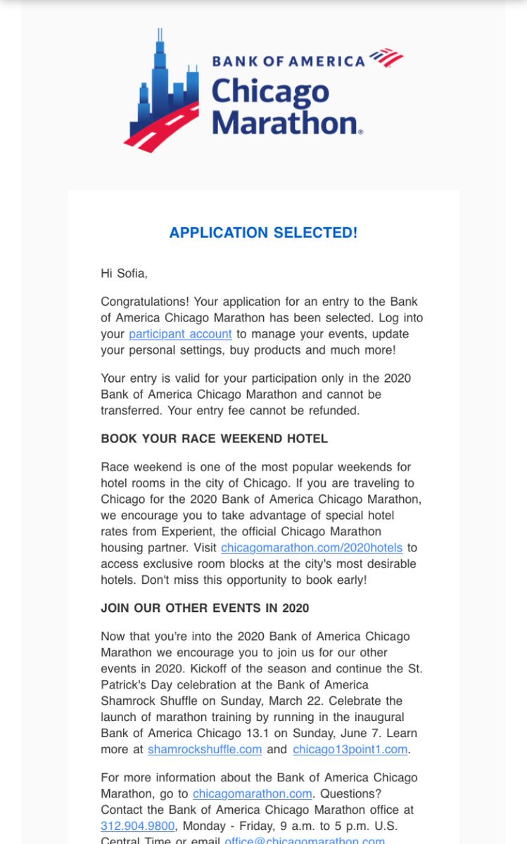 sofiaestevea's tweet photo. CHICAGO 2020! Here we go! 🏃🏼‍♀️🙌🏻
#MajorMarathon https://t.co/dexpO5xvvL