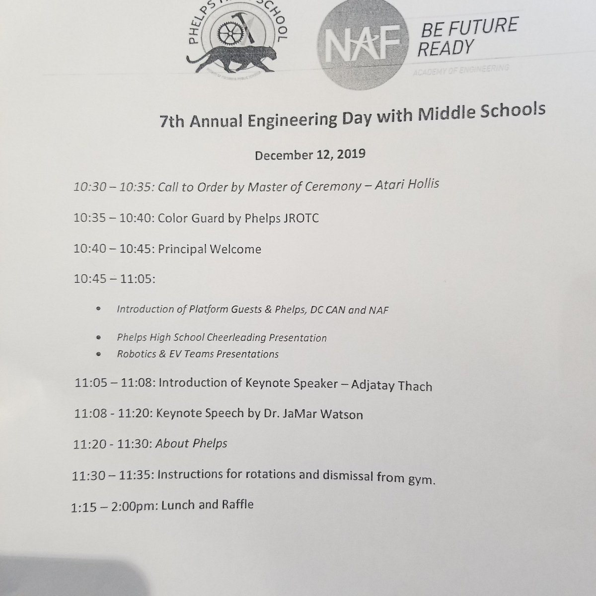 CounselorClark1's tweet photo. @McKinleyMiddle  Thank you @GoDCPhelpsHS for the Anecdotal Engineering Day.  #middleschool  #rocks https://t.co/UygpkgFt73