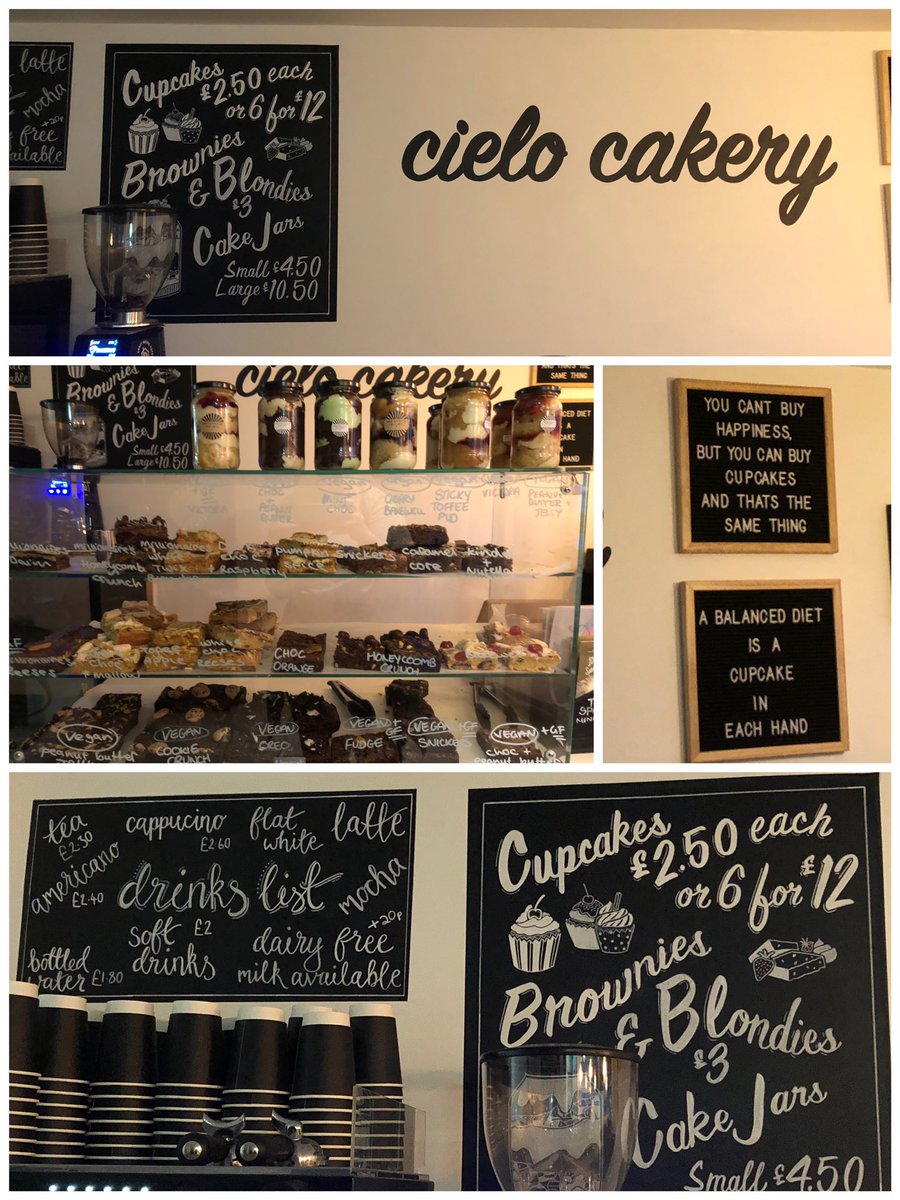 RefillBrighton's tweet photo. Cielo Cakery in Church Street is now offering refills! Grab your bottle and maybe a tasty treat too 🧁 #refillbrighton #zerowaste #plasticfree #sustainability #water #refill #environment https://t.co/b6mUgIeCQi