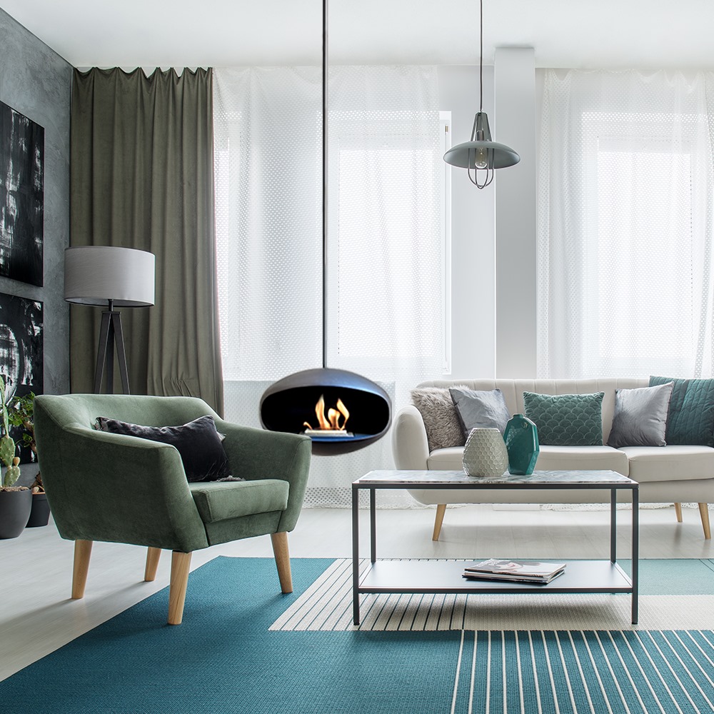 Not only is our Cocoon Aeris beautiful, but it's also the most adaptable fireplace you'll ever own. 😍 
With its 360º rotating pole, six height settings, and odorless, smoke-free burn, it is the perfect addition to any room. 👌bigfire.co.uk/product/cocoon…