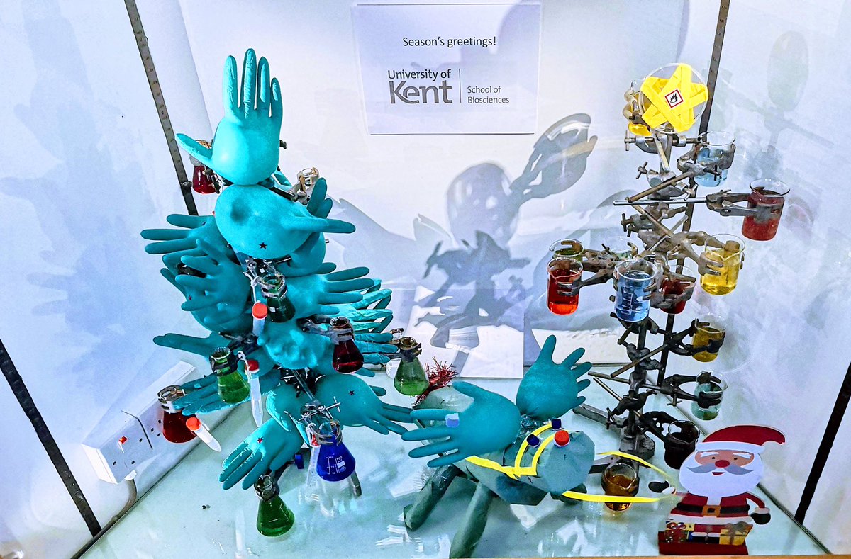<a href="/UniKentAnnabel/">Kent Student Annabel</a> <a href="/UniKent/">University of Kent</a> Here is our biology-themed tree in the Stacey Building!