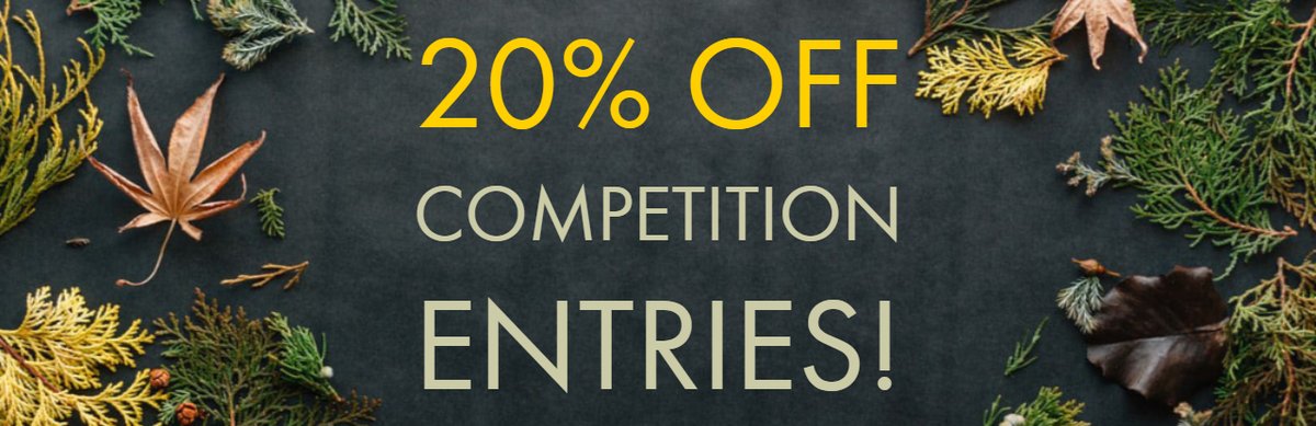 It's 20% OFF all competition entries on our website! Browse 100s of beautiful cushion and print designs, designed by independent artists :) ENDS MIDNIGHT FRIDAY