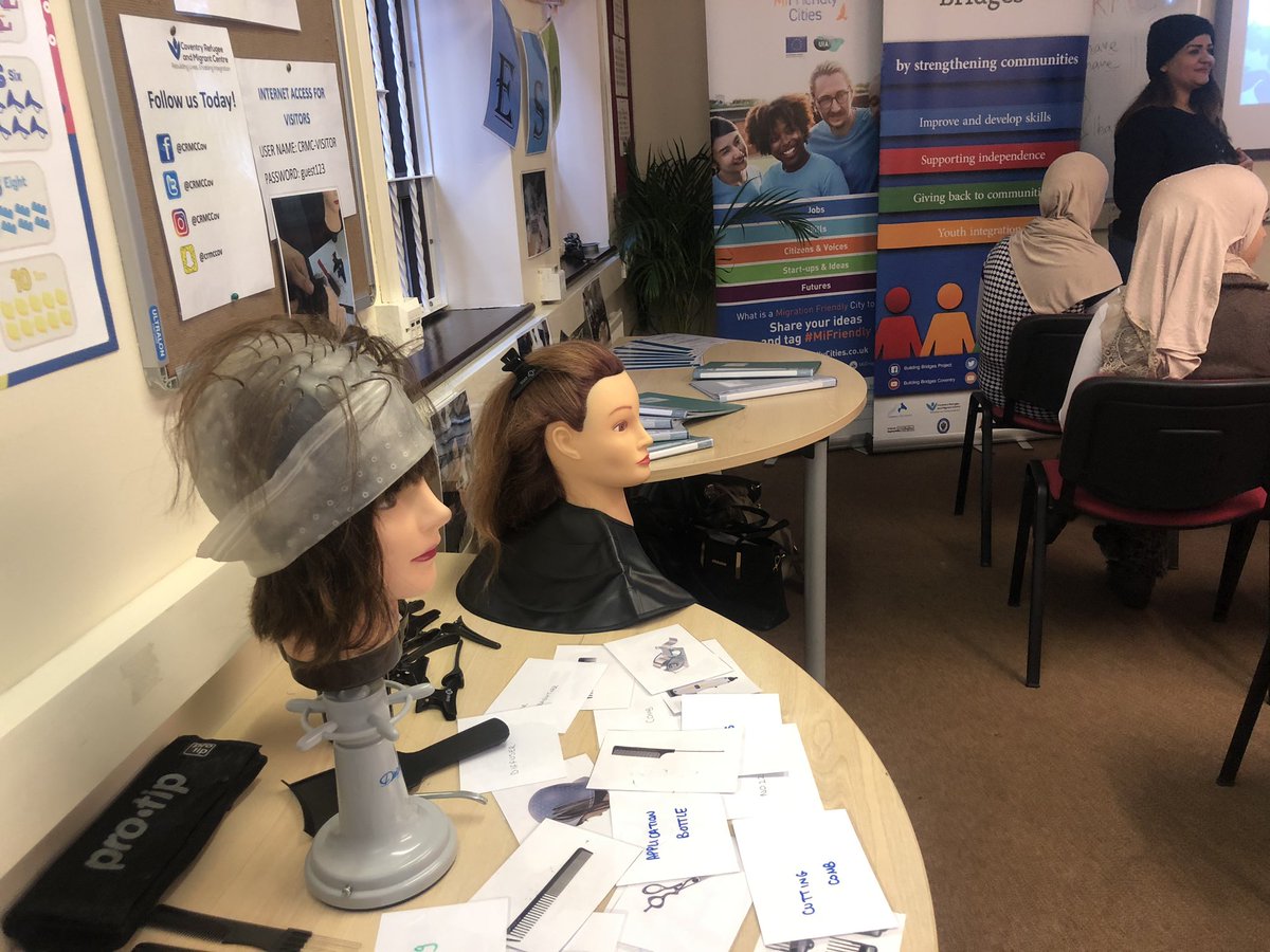 CRMCCov's tweet photo. Our ESP course in hairdressing celebration went great! Thank you to everyone who attended! A huge thank you to our clients for their amazing presentations and their dedication to the course ! 
@Bridges_Cov  @MiFriendlyWM https://t.co/otPFHjT1rj