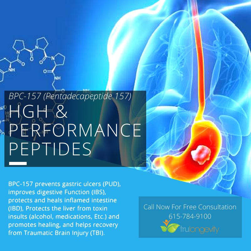 trulongevity1's tweet photo. BPC-157 (Pentadecapeptide 157) prevents gastric ulcers (PUD), improves digestive Function (IBS), protects and heals inflamed intestine (IBD), Protects the liver from toxin insults (alcohol, medications, Etc.) and promotes healing, and helps recovery from Traumatic Brain Injury. https://t.co/uQHB9B9oxm