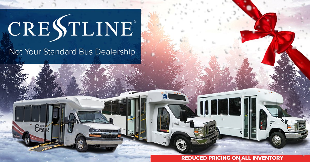 CrestlineCoach's tweet photo. Considering a bus for your business or small group? With all pricing on our current inventory reduced, now is the perfect to buy. For more information https://t.co/GDzZxv5Xy4 #busdealer #crestlinebus https://t.co/cUQWRC02RN