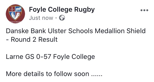 Foyle College PE & Sport tweet media
