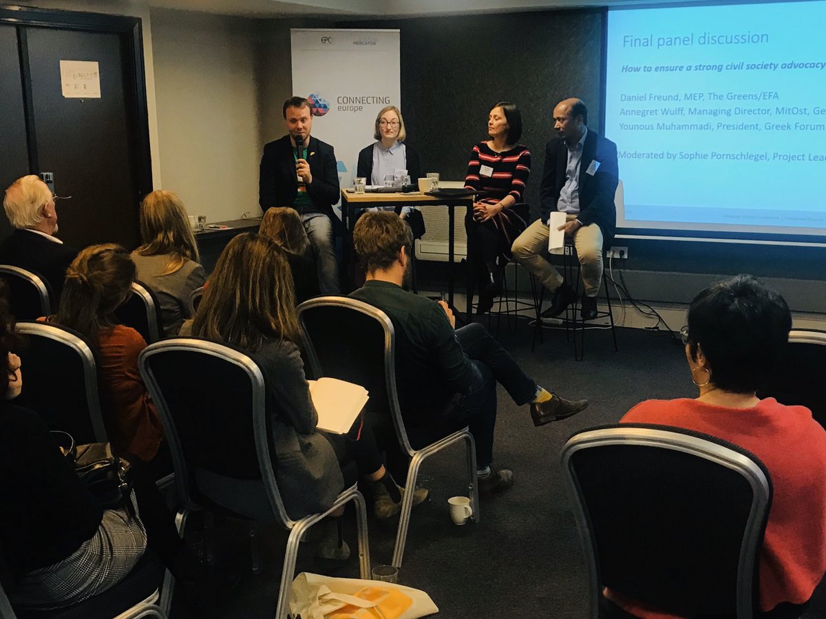 CnctingEurope's tweet photo. The panel is wrapping up our debates at the Conference with @AdvocateEurope on a hopeful note on the future for #civilsociety initiatives in #Europe.
A big thank you to all our panelists for your precious input! https://t.co/SI8awoTuRy
